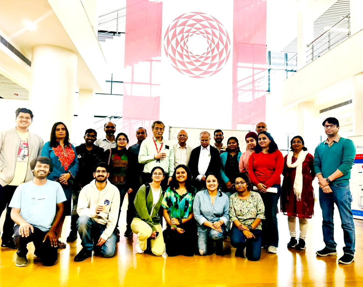 Today is the first day of 3 day long Ashoka Science Research Festival. Prof N Sathyamurthy , ex-Director IISER Mohali and ex- Professor IITK as well as Dr C Gopinath from NCL delivered excellent talks and interacted with the students.@AshokaUniv @ChemistryAshoka @NSathyamurthy1