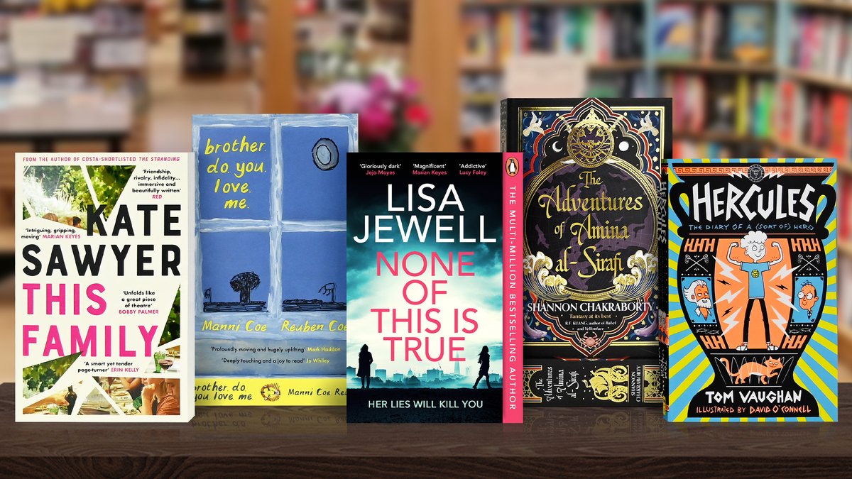 An intimate family saga, a life-affirming account of brotherly reconnection, a spine-chilling psychological thriller, a fantastical maritime escapade and a witty spin on the Hercules myth - which of our March Books of the Month will you choose? bit.ly/3IfS75c #BOTM