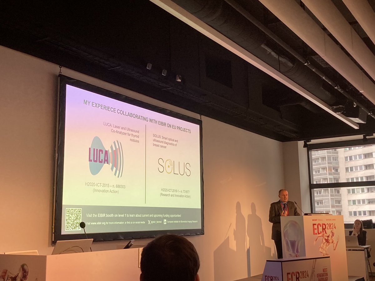 EIBIR_biomed (@eibir_biomed) on Twitter photo Antonio Pifferi speaking about his experience in collaborating with EIBIR on the successfully concluded projects <a href="/LUCA_H2020/">LUCA Project</a> and <a href="/SOLUS_H2020/">The SOLUS project</a>, two great initiatives developing new #photonics-based devices for #cancerdetection in the thyroid and the breast. #H2020 Antonio Pifferi speaking about his experience in collaborating with EIBIR on the successfully concluded projects <a href="/LUCA_H2020/">LUCA Project</a> and <a href="/SOLUS_H2020/">The SOLUS project</a>, two great initiatives developing new #photonics-based devices for #cancerdetection in the thyroid and the breast. #H2020