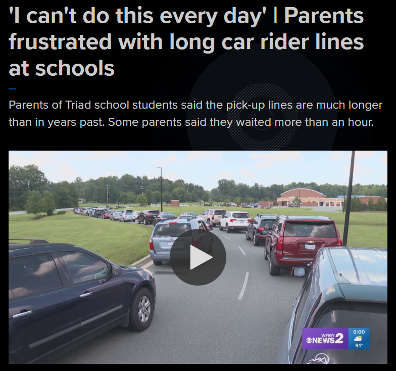 I guess it's time to remove play areas to make room for a wider road and bigger parking lot. That's what the experts do everywhere else.