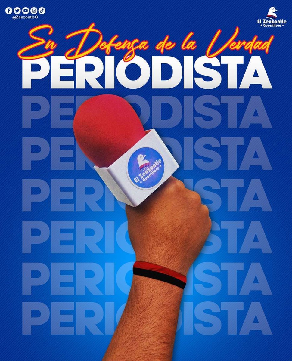 #DiaDelPeriodista | Celebramos el Día Nacional del Periodista. Hoy felicitamos a los profesionales de los medios de comunicación, que día a día luchan en defender la Verdad en nuestra Patria !!! 🇳🇮✊🏻🔴⚫ #Nicaragua #SomosZenzontles #TodosLosTriunfosSonDelPueblo
