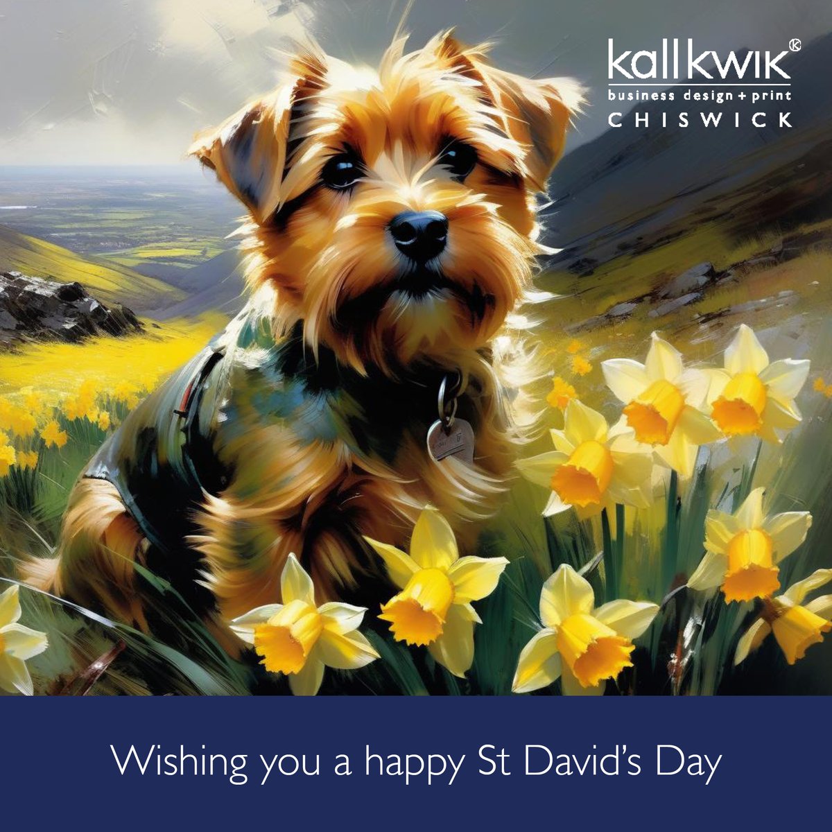 Wishing you a happy St David's Day

#Chiswick #printing #posters #bannerdesign #pullups  #outdoorbanner #graphicdesign    #southwestlondonprint #popups #londonprinters #bannerstand #accreditations #lanyards  #eventbadges #brochures  #folders #thermo #perfectboundbooks #purbound