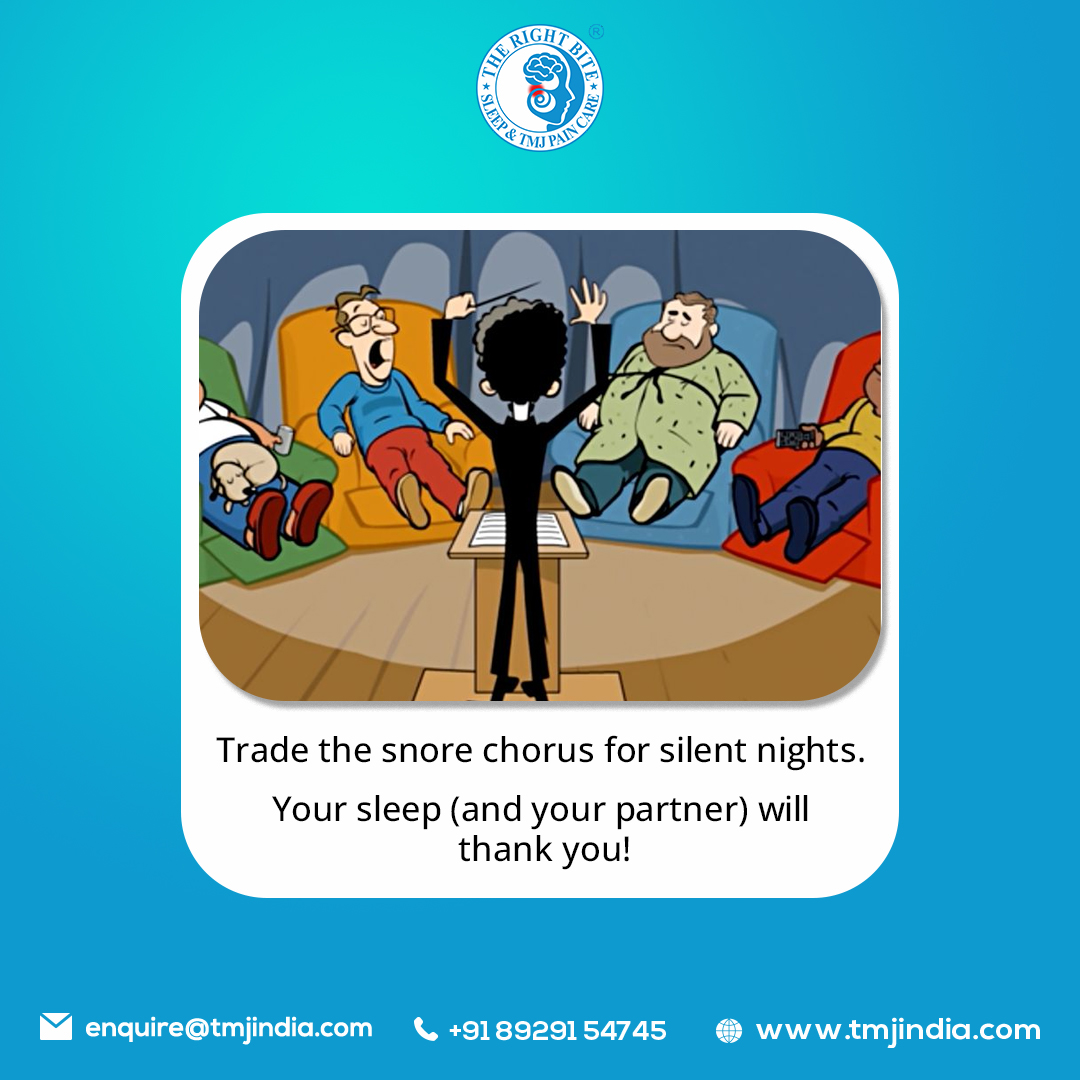 Swap the snore symphony for peaceful nights at TMJ The Right Space. Your sleep (and your partner's sanity) will high-five you! Book an appointment today!
.
.
.
#tmj #snoring #sleep #sleepapnea #sleepdisorder #sleepbetter #snore #stopsnoring #cpap #sleeping #insomnia #health