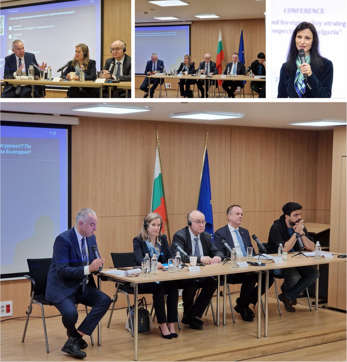 UNICEF joined @MFABulgaria in 🇧🇬's Foreign Policy conference, discussing climate action, AI, digital diplomacy, & fighting misinformation. Thanks @GabrielMariya for leadership. @ChristinaDeBruin stressed putting children at the center of global decisions, urging joint action.