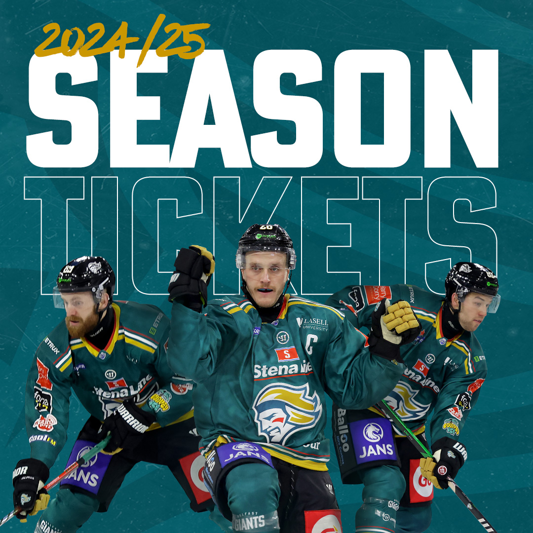 BelfastGiants's tweet image. 📢 𝟮𝟬𝟮𝟰/𝟮𝟱 𝗦𝗘𝗔𝗦𝗢𝗡 𝗧𝗜𝗖𝗞𝗘𝗧 𝗥𝗘𝗡𝗘𝗪𝗔𝗟𝗦 𝗡𝗢𝗪 𝗢𝗣𝗘𝗡! 📢

🫵 Are you ready to renew your season ticket for another season of GIANT action?

[1/2]