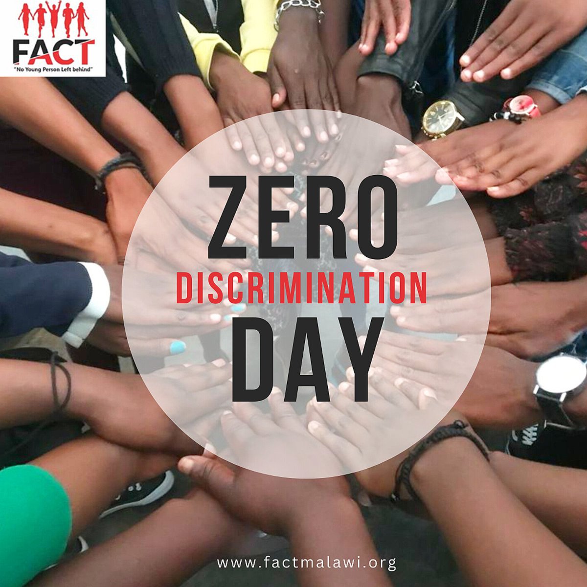 'Today on #ZeroDiscriminationDay, let's end stigma against young people living with HIV. Did you know those with undetectable viral loads can't transmit HIV sexually? Let's educate and accept each other, regardless of HIV status. #EndStigma #NoYoungPersonLeftBehind'