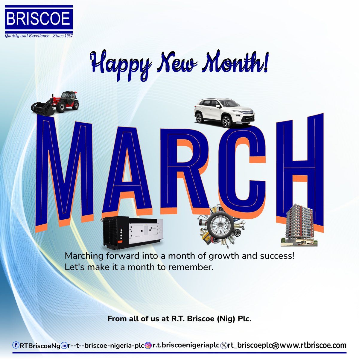 Marching forward into a month of growth and success!

Let's Make it a month to remember.

#newmonth #march #3rd #products #rtbriscoenigeriaplc