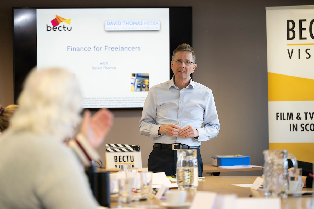 ⚖️💰 Finance made fun with the wonderful David Thomas Media helping us to think like a business, plan ahead and how not to run out of money on the fantastic 𝗙𝗶𝗻𝗮𝗻𝗰𝗲 𝗳𝗼𝗿 𝗙𝗿𝗲𝗲𝗹𝗮𝗻𝗰𝗲𝗿𝘀 course yesterday. 💰⚖️ With thanks to our funders Scottish Union Learning!