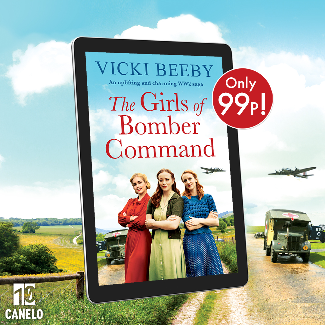 Fancy a captivating and heartwarming WWII #saga read for only 99p?📚 Then grab your copy of #TheGirlsOfBomberCommand by @VickiBeeby! 👉 geni.us/TGOBC A beautiful mix of love, loss, friendship and romance, this book will delight fans of Daisy Styles and Johanna Bell
