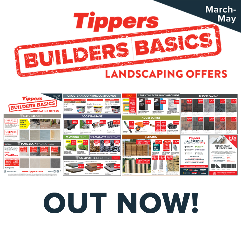 ⚠️ Builders Basics March-May is Out Now! ⚠️ Don't miss out on our unbelievable offers on a range of Landscaping Essentials! Offers available in-store or online - Download Builders Basics here: bit.ly/BB-March-May-24