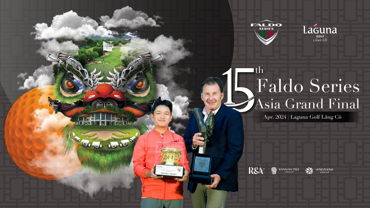 The 15th Faldo Series tournament will officially kick off from April 24th to 26th at Laguna Lăng Cô, marking it as a must-attend event for young golfers. 🏆 Who will claim the championship trophy? Make your way to Laguna Golf Lăng Cô to experience Faldo Series Asia Final 2024!