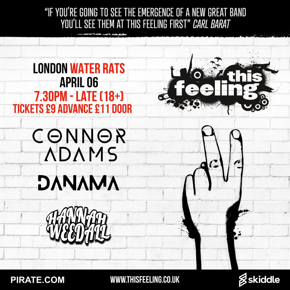 This_Feeling's tweet photo. Full line up announced 🎸 April 06 London @Water_Rats ft. @ConnorRyanAdams #Danama & @hannahweedalll
🎟️ https://t.co/2ZAGVi4GQ3 https://t.co/N0ChuKFfU7