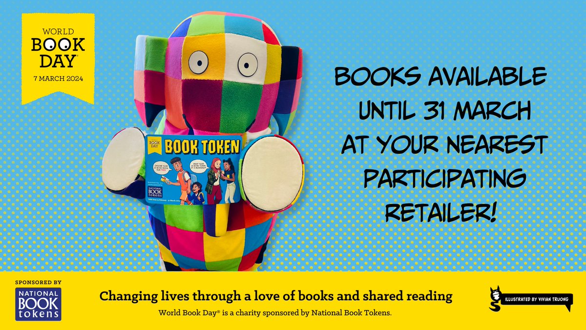 Head to your local bookshop this weekend to get your #WorldBookDay £1/€1.50 book - for free - with your World Book Day book token! 📚✨ Find your nearest participating retailer here: worldbookday.com/books-and-toke…