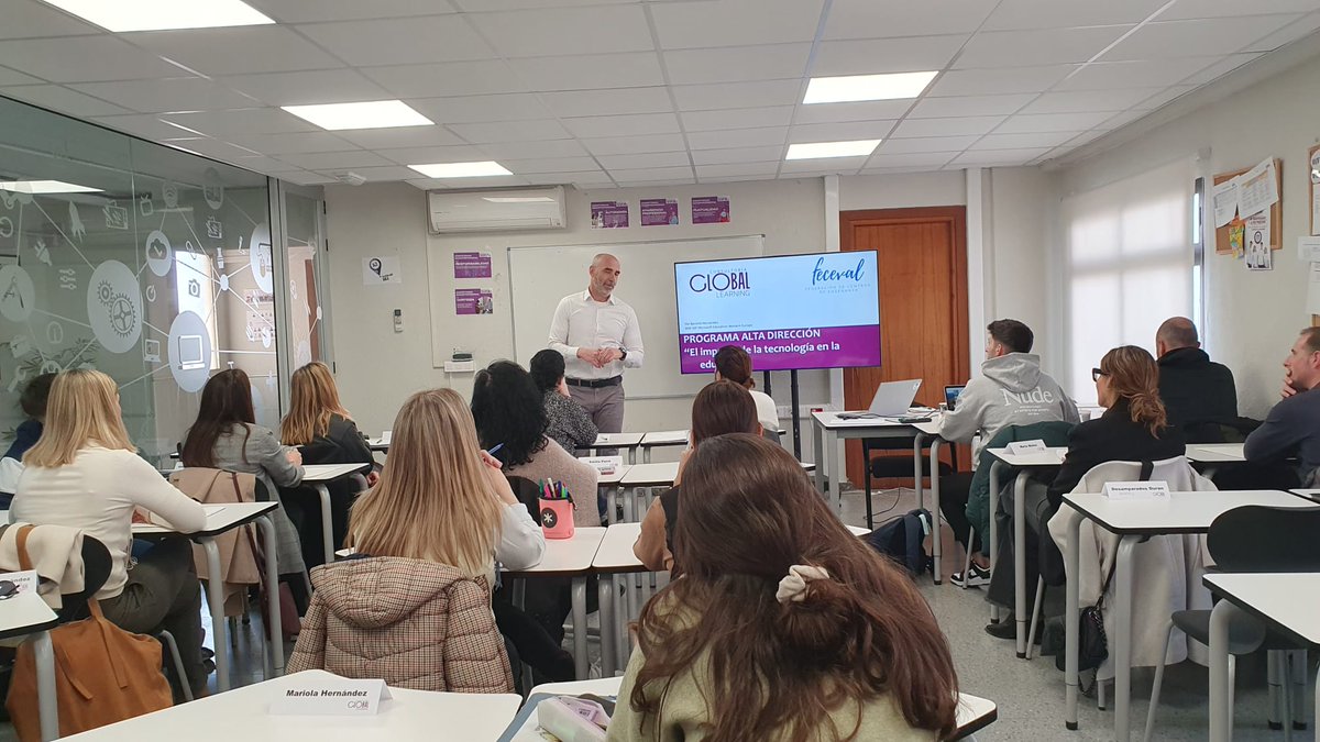 Glb_Learning's tweet image. 𝗣𝗿𝗼𝗴𝗿𝗮𝗺𝗮 𝗱𝗲 𝗔𝗹𝘁𝗮 𝗗𝗶𝗿𝗲𝗰𝗰𝗶𝗼́𝗻 𝗽𝗮𝗿𝗮 𝗖𝗲𝗻𝘁𝗿𝗼𝘀 𝗘𝗱𝘂𝗰𝗮𝘁𝗶𝘃𝗼𝘀 en colaboración con @feceval_cece | @ovibarcelo  explica la Importancia de la #Tecnología en el sector educativo 💻
#formación #docentes #programaaltadirección #GL #organización