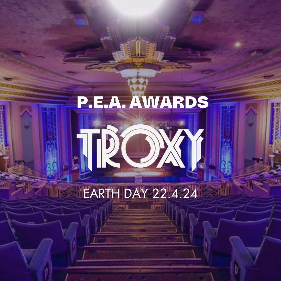 THE WAIT IS OVER! 📣 Our date and venue for this year’s awards is confirmed - EARTH DAY 22nd April 2024 at the iconic Troxy, London E1. You’re invited to an evening to remember and celebrate our green heroes at the UK’s number 1 sustainability awards ⬇️ peaawards.com