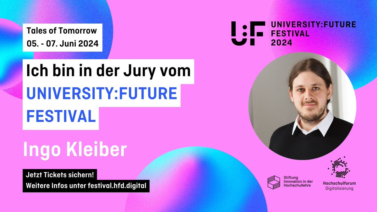 Gerade hat die Jury des "Tales of Tomorrow"-Track des #UFFestival getagt. Wir haben wirklich viele spannende Beiträge diskutiert und ich freue mich sehr auf das finale Programm und natürlich auch das Festival!
