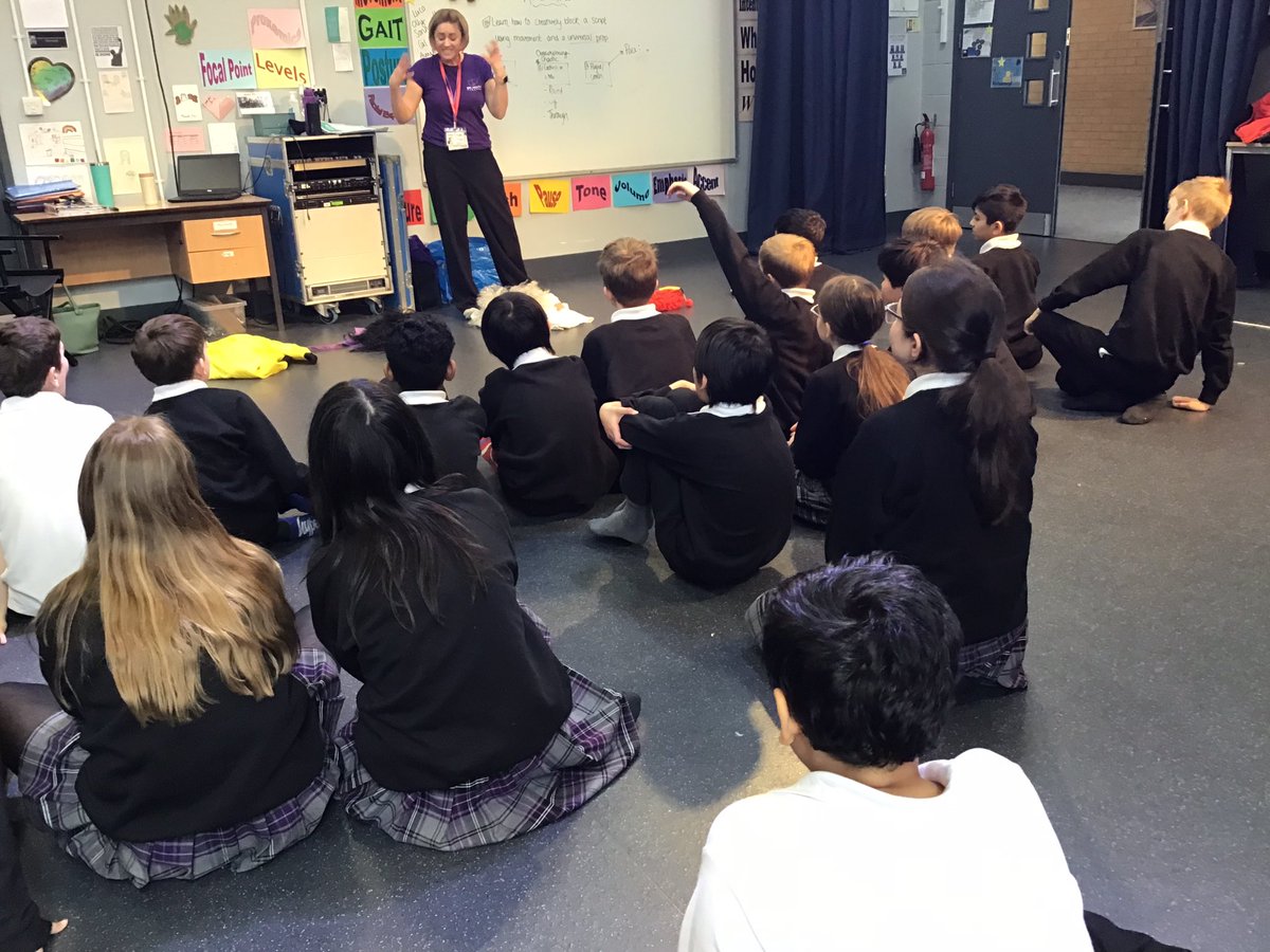 THPerforms's tweet image. Year 7 have had the pleasure of working with Bigmouth Theatre Company this week. They had great fun collaborating with each other to improve their confidence through Drama. Some lucky students even got to dress up as a banana!