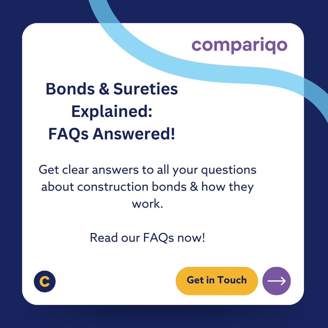 compariqo's tweet image. 💡What are bonds? Bonds are financial instruments that ensure project completion &amp;amp; protect against contractor default. ‍

💁Need help? Consult with Compariqo to find the right bond for your project. 

compariqo.com/bonds-and-sure… 

#construction #bonds #sureties #newhomes #security