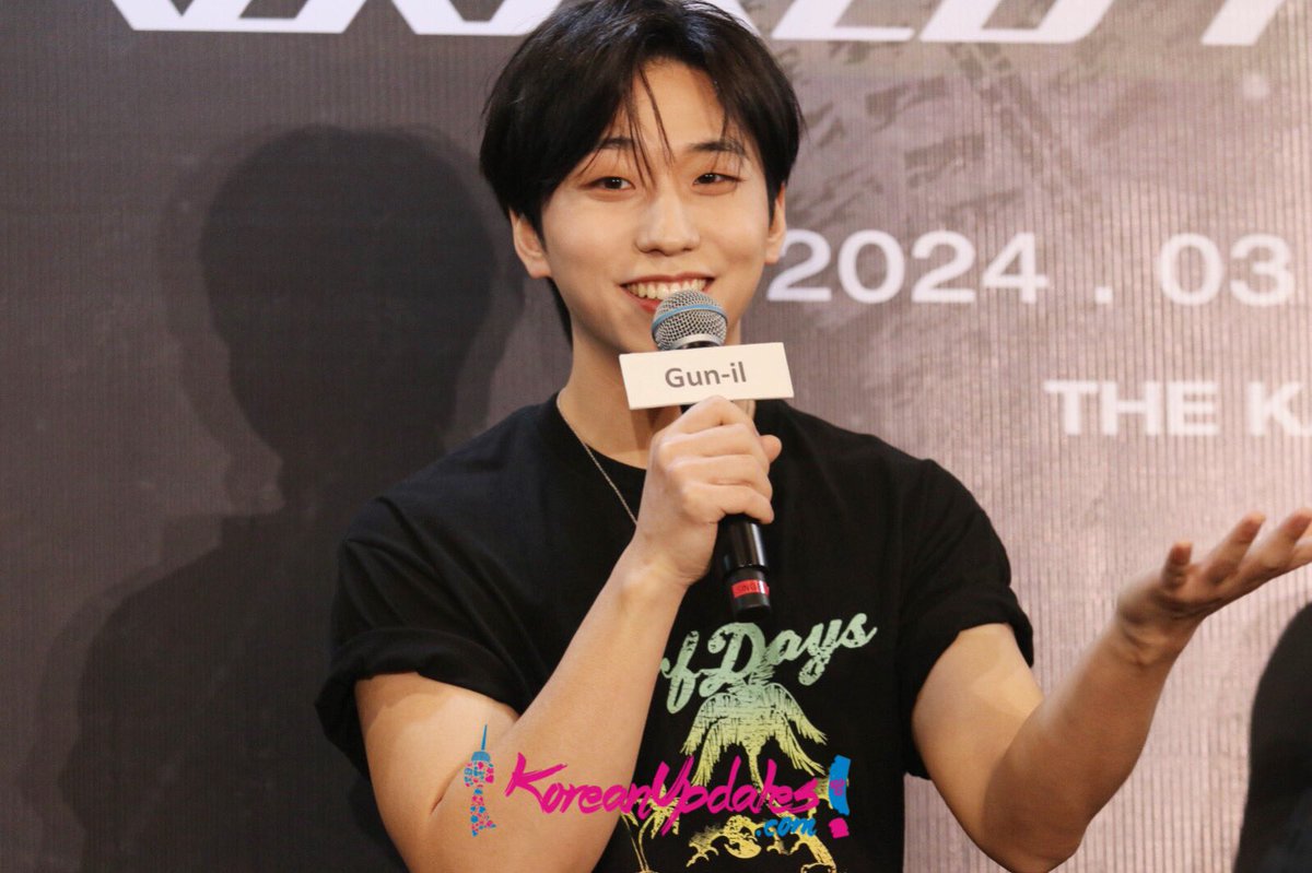 KoreanUpdates's tweet photo. 240302 엑스디너리 히어로 #BreaktheBrakeInJKT Press Conference - Gun-il

#XdinaryHeroes #건일 #KoreanUpdates https://t.co/tvhFodjrsi
