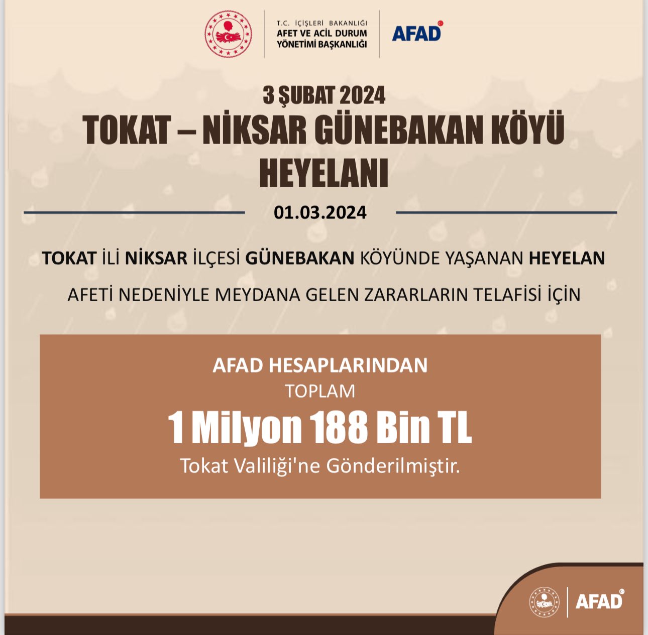 Bakan Yerlikaya: Heyelanda konutları zarar görenler için Acil Yardım Ödeneği gönderildi