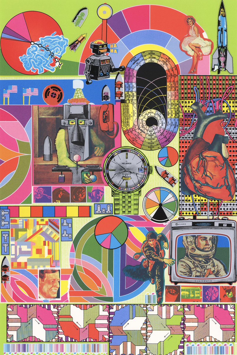 Coming soon: Living With Art: An extraordinary collection from an ordinary home ✨ Including artworks by Banksy, Damien Hirst, Tracey Emin, Grayson Perry, Paul Nash and Henry Moore. Image: BLUE Bash by Eduardo Paolozzi © The Paolozzi Foundation, Licensed by DACS 2023