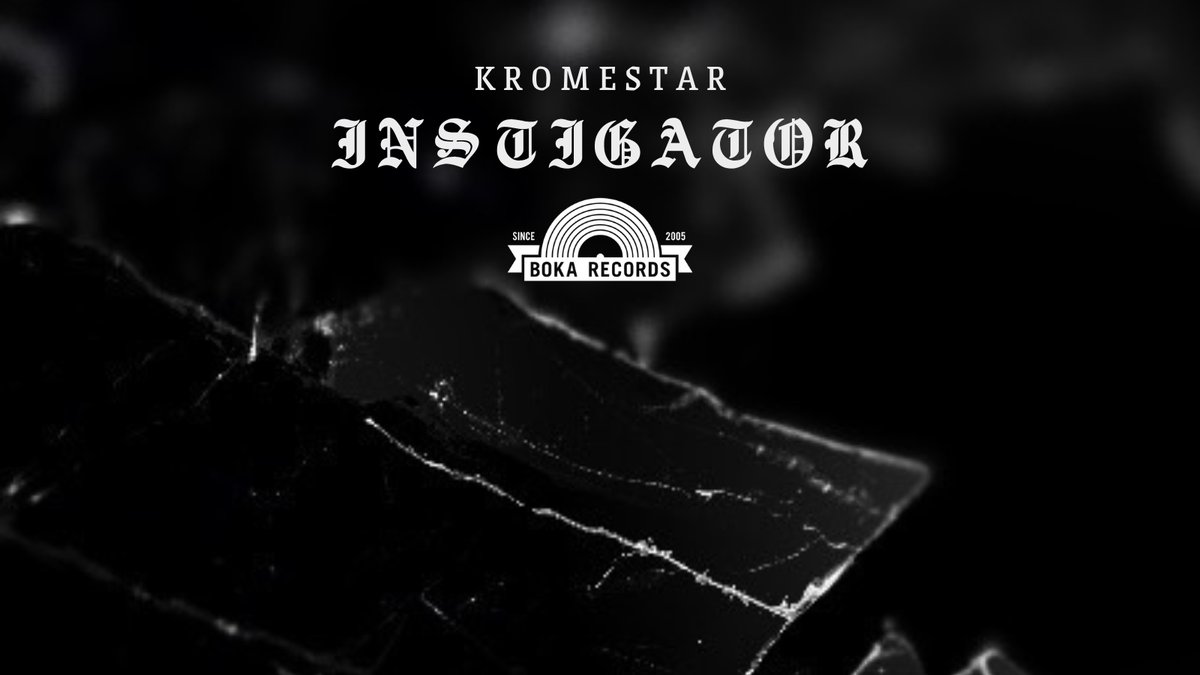 Out today! <a href="/Kromestar7/">KROMESTAR</a> lands on Boka Records with some truly menacing beats "Instigator / Guilt Trip" 👊
Stream/Purchase 👉 ffm.to/boka055