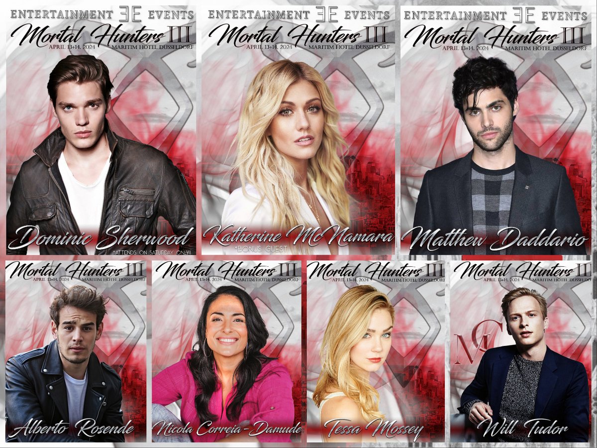 Nur noch 38 Tage bis zur ➰ Mortal Hunters 3 ! Ihr seid Fan der Serie? Dann nutzt diese einmalige Gelegenheit, um die Stars aus #SHADOWHUNTERS persönlich zu treffen! Vom 13.-14. April 2024 im Maritim Hotel Düsseldorf, Deutschland. Infos & Tickets: mortal-hunters.de