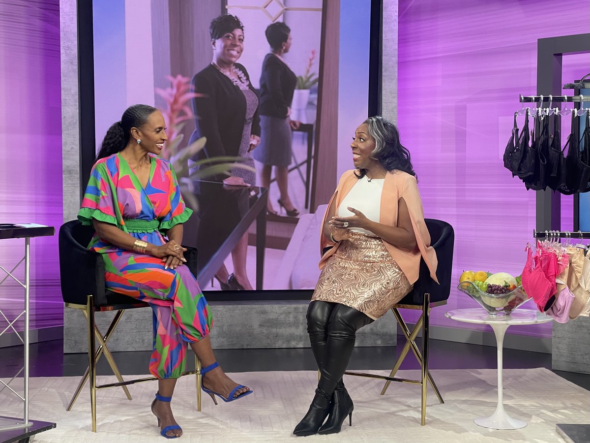 FOX5Atlanta's tweet photo. The right undergarments can change the foundation of your clothes. #TheBraWhisperer, Kimberly Harden, specializes in helping seasoned women shop for their body types. Don't miss her advice on proper shapewear TODAY at 1 on an all-new @PortiaTVShow!
#GreatFoundation
#PortiaTVShow https://t.co/52h4ekszKv