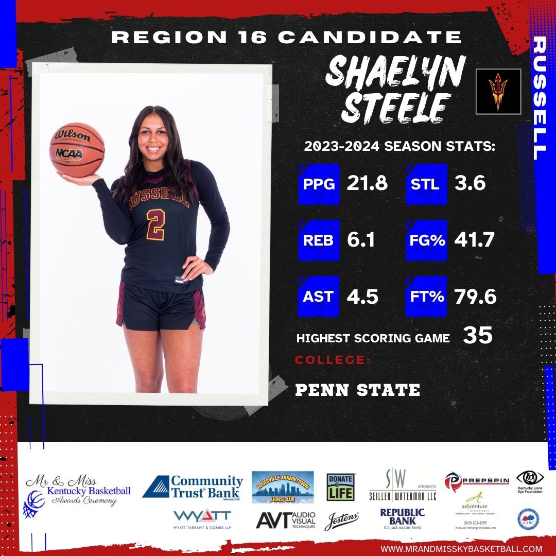 Mr&MissKYBasketball (@mr_misskybball) on Twitter photo We're officially counting down the days until the 2024 Mr. & Miss KY Basketball Awards Ceremony on March 17th! Today we're 16 days away, so we'll begin the countdown starting with Region 16 and <a href="/ShaelynSteele/">Shaelyn Steele</a> from Russell.
Follow along each day at 10 AM and 2 PM. We're officially counting down the days until the 2024 Mr. & Miss KY Basketball Awards Ceremony on March 17th! Today we're 16 days away, so we'll begin the countdown starting with Region 16 and <a href="/ShaelynSteele/">Shaelyn Steele</a> from Russell.
Follow along each day at 10 AM and 2 PM.