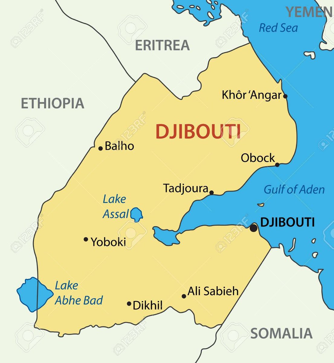 Djibouti, a small country in the horn of Africa, is a strategic hot