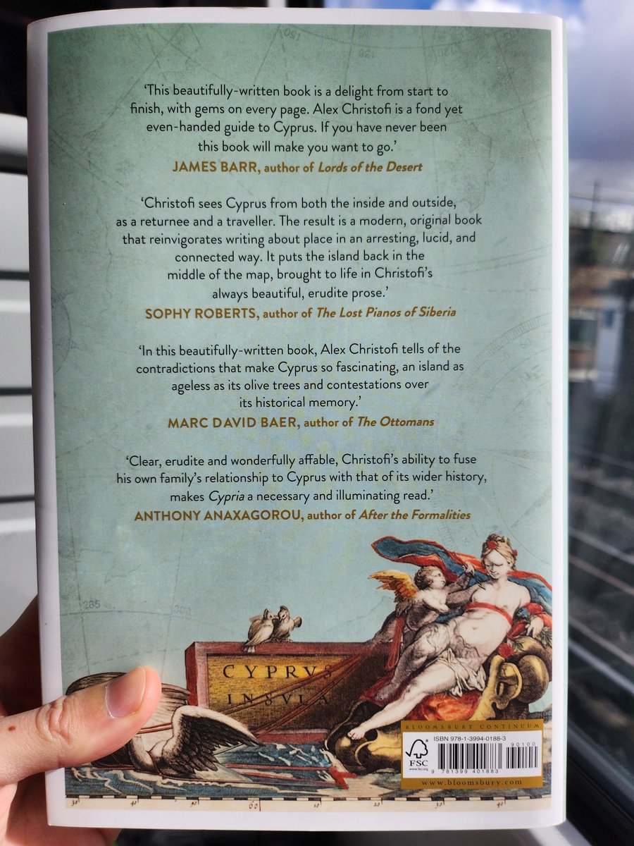 On the way to give my dad the first finished copy of CYPRIA. He earned it by spending weeks driving around the entire island with me while I asked annoying questions like 'what's that flower?' and 'can we spend 2 hours taking photos of this flamingo?' linktr.ee/christofi