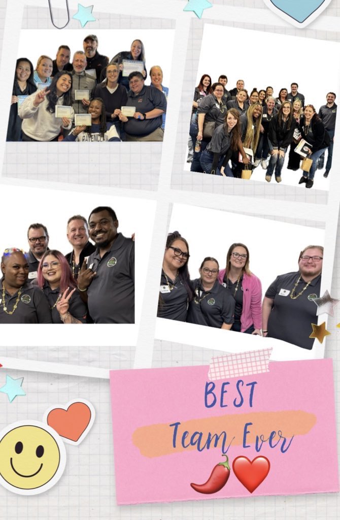 The team of powerful leaders that we have built together is pure magic! I am so appreciative of every single Chilihead on this team! Happy Team Member Appreciation Day #ChilisLove ALL OF YOU! Thank you for making 🌶’s Like No Place Else! #TeamTorrenceLevelUp