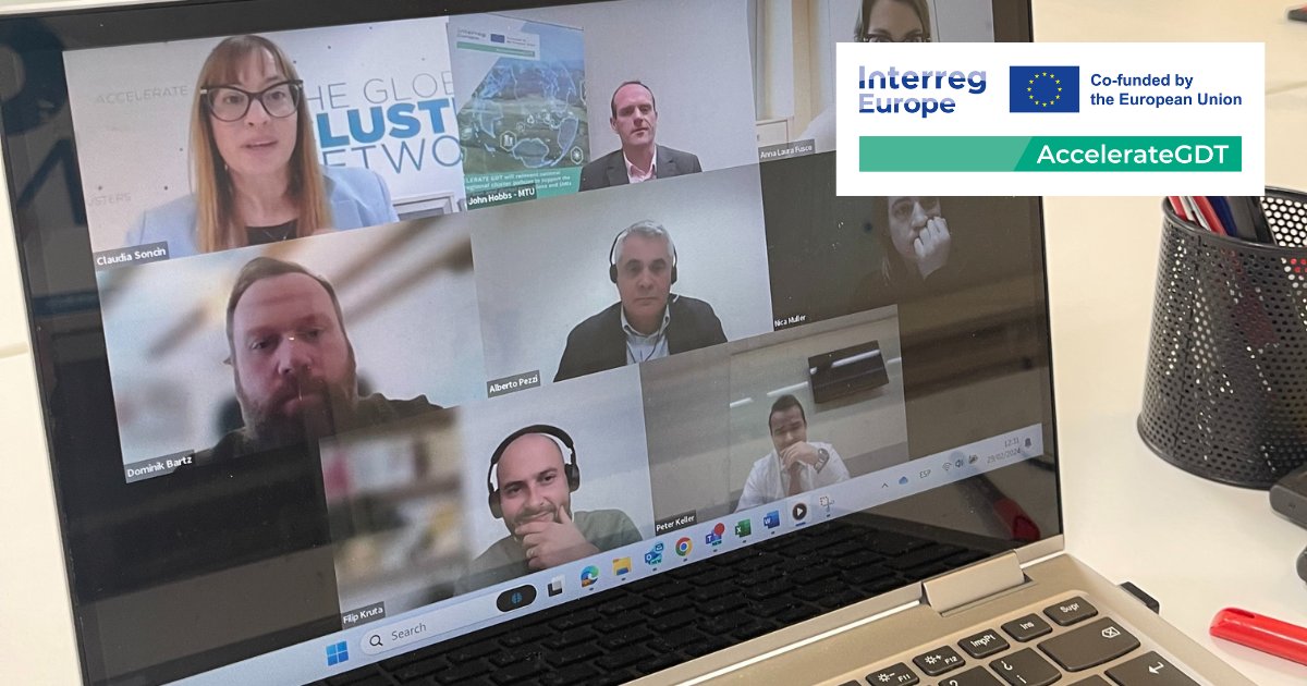 The Interreg Europe Accelerate GDT project held a webinar ‘A Sustainability Journey into Cluster Policies in the EU’ on the 28th of February 2024 which analysed and contrasted the 7 Cluster Ecosystems across our partner regions. Watch the webinar here👉interregeurope.eu/accelerategdt/…