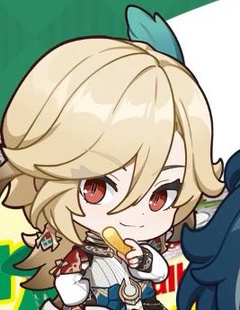 カーヴェ(原神) 「LIL GUY… LIL GUY YOURE BACK.. 」|Roe🐟 @ Doujimaのイラスト