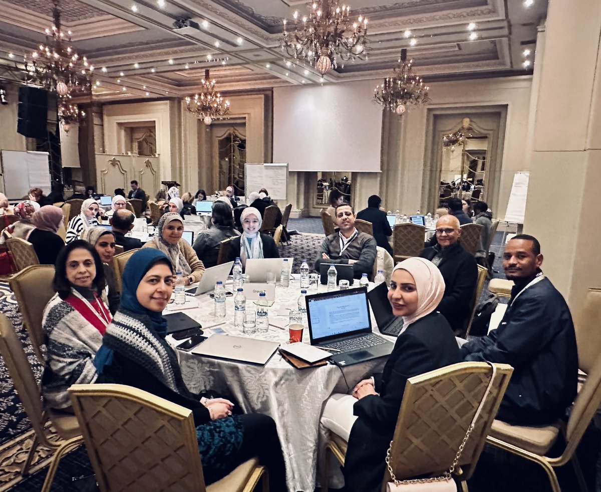 Meet our #Retrospective study Groups ⏩ 6️⃣ led by Dr. Vaskar Saha and Ms. Lane Foughnan and⏩ Group 7️⃣ led by Dr. @AsimBelgaumi and Dr. Iman Sidhom during #POEM- St. Jude 4th #Research Workshop!!!