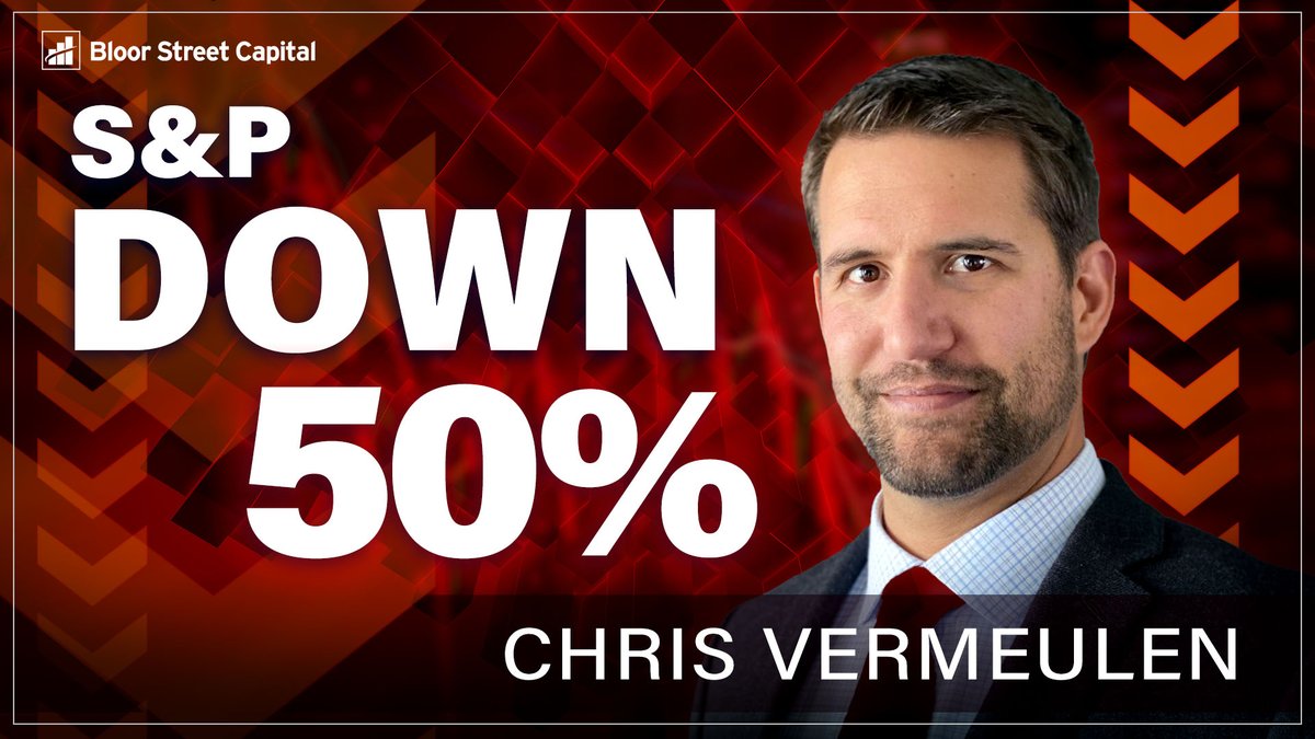 A drop of 50% on the S&P? Check out our discussion with Chris Vermuelen of @TheTechTraders as he discusses the S&P #gold #bitcoin #oil #uranium. Replay bit.ly/3OYeIqM