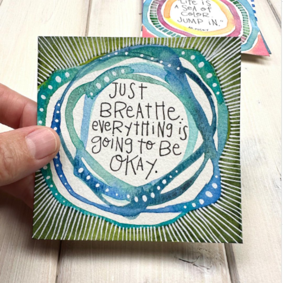 ECHORecovery's tweet photo. This is beautiful!

From IG Creator: @karenelainecreative

"Just breathe. Everything is going to be okay. 💙 https://t.co/fvDy5m5l8K