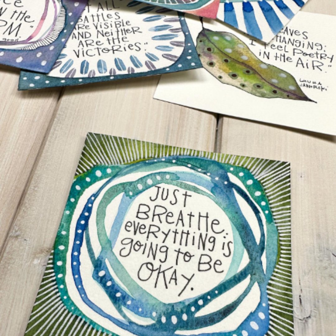 ECHORecovery's tweet photo. This is beautiful!

From IG Creator: @karenelainecreative

"Just breathe. Everything is going to be okay. 💙 https://t.co/fvDy5m5l8K
