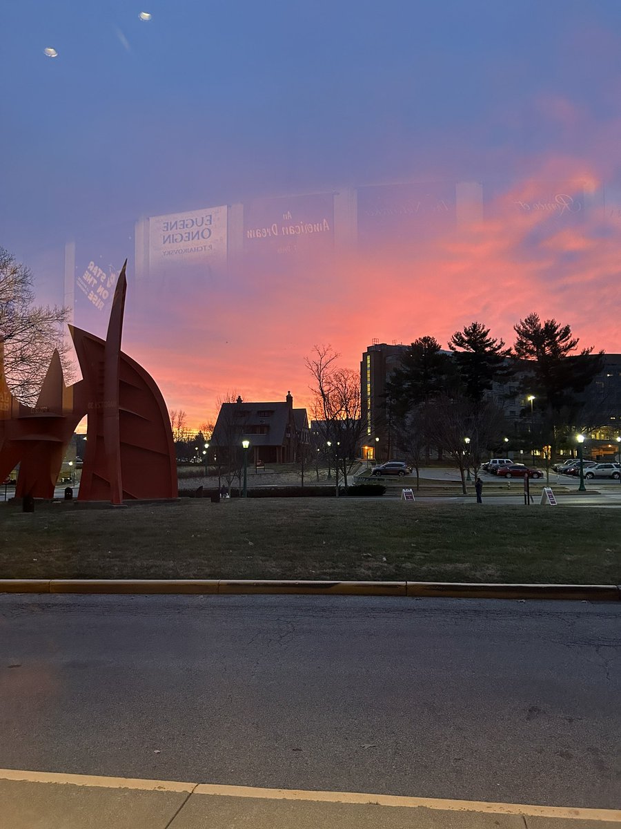 No filter needed! A beautiful sunrise to kick off our last audition weekend for 2024!