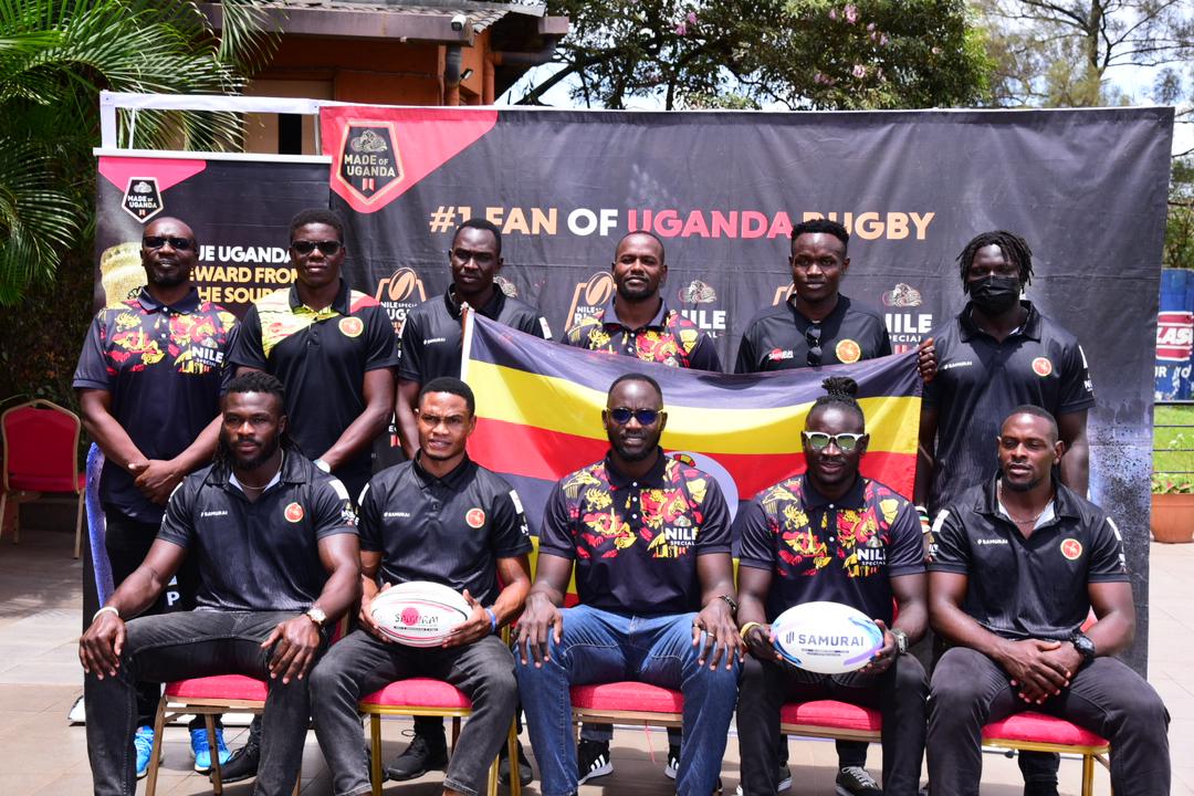 Rugby Cranes Army traveling to Montevideo, Uruguay 4 the Second Round of Challenger Series this week Sunday, has today been flagged off by National Council of sports Guru David Katende Semakula,URU President Godwin Kayangwe and Nile Special Trade Marketing Executive Rogers Ssozi