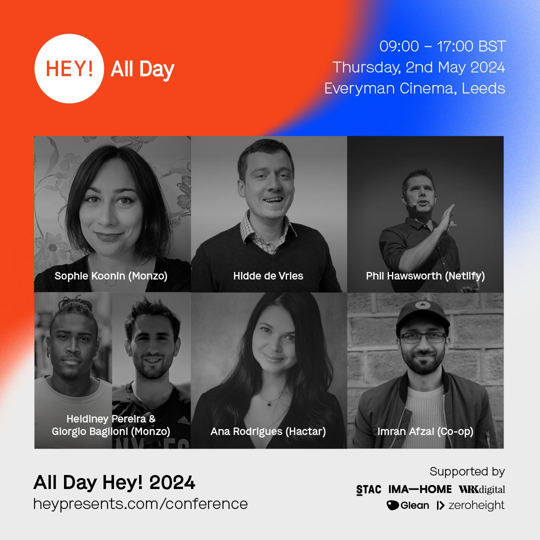 Just over two months to go until we take the stage in the heart of Leeds. We've just finished announcing our speakers for the day, the finest speakers from our industry!