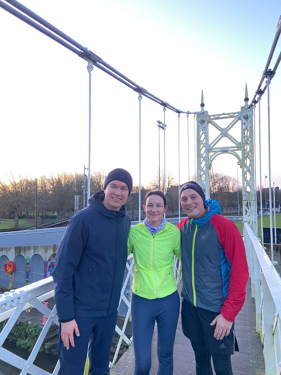 Glad you enjoyed the Shakey Bridge (Daly's Bridge) & got to see sun the rise over our city. @Carmen_Elise_P and @MartinLoucka got the running tour past the @AppPsychUCC #discipline #Interprofessionallearning @InTouchEU