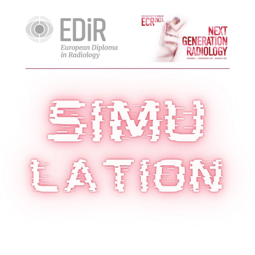 Don't miss the EDiR Simulation session on Physics and Hybrid Imaging. Practice and refine your decision-making skills with experienced EDiR Committee members. Win 1 seat for the EDiR exam. Check the #EDiR session calendar for #ECR2024: buff.ly/3OXvm9Z