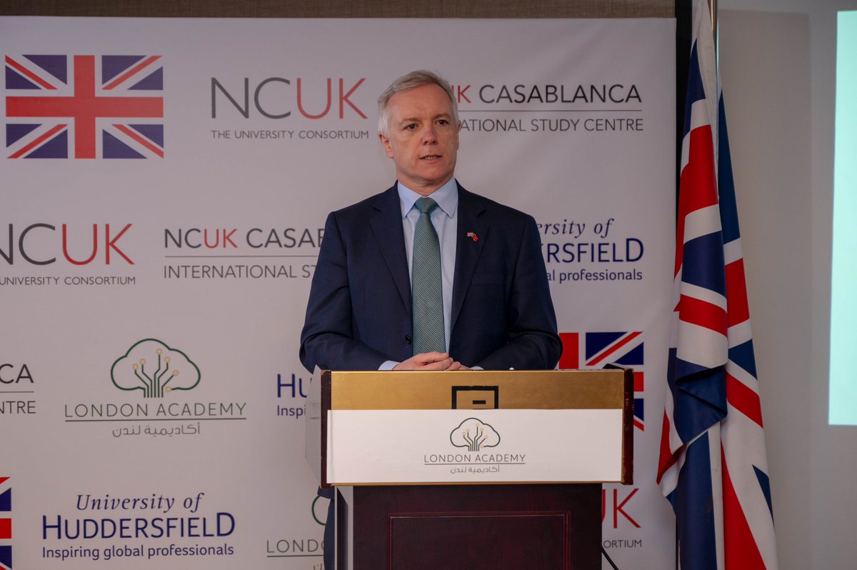 Exciting visit to London Academy as they announced a new partnership with @NCUKTogether and @HuddersfieldUni which will allow students here in 🇲🇦 to access 🇬🇧 higher education through the Business Management programmes provided at London Academy in Casblanca. 

@RobBAylesbury