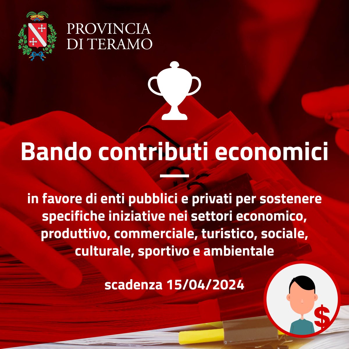 Bando pubblico per la concessione di contributi economici ordinari in favore di enti pubblici e privati - anno 2024

➡️ scopri di più sul nostro sito ⤵️
🔗 provte.cloud/6qzka
