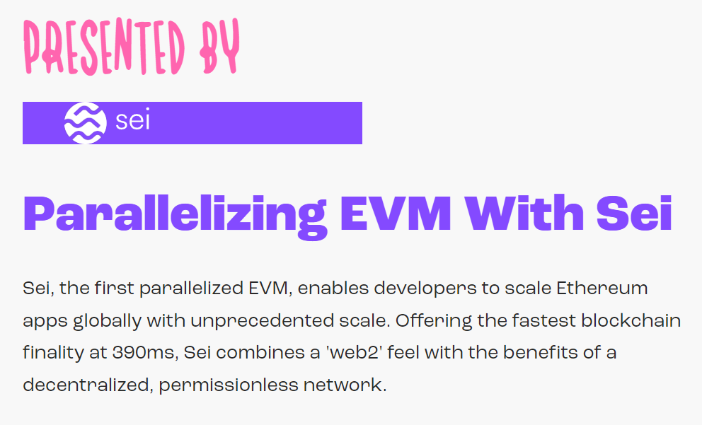 Tomatunick's tweet image. Ahooy #seiyans
New month, new season, new quarter and new possibilities come to @SeiNetwork 🌊
Last night all of #ETHDenver2024 witnessed the power of #parallelization and the future of #web3
@SeiMarines #SEI $SEI #ahoy