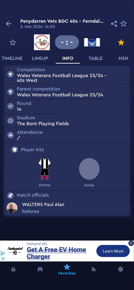 🟦🟨⚽️40s West Division⚽️🟨🟦

This Sunday we travel to Merthyr for arguably our biggest game in a while

⚽️@PenydarrenBGC Vets
🗓️3rd Mar24
⏰2pm KO
🏟️The Bont 3G CF47 9HH

Looking forward to a few post match refreshments up there too🍻
Follow on Cymru app cymrufootball.page.link/jf6NJsGNSusZP9…