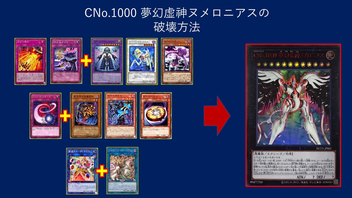 かみかわさんの要望より、CiNo.1000 夢幻虚光神ヌメロニアス 