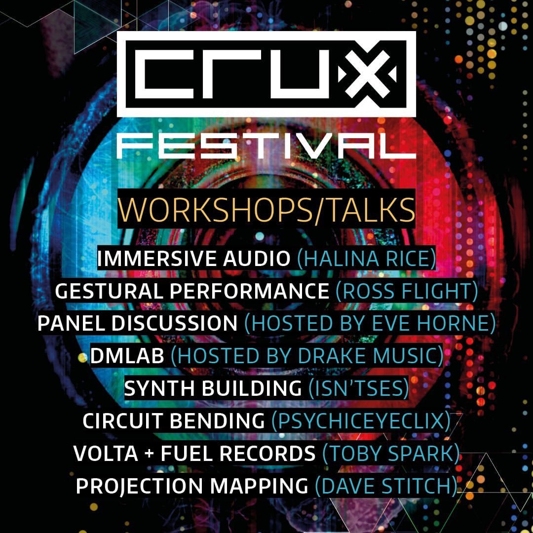 Lisa_McKendrick's tweet image. We are holding a presentation &amp;amp; workshop at Crux Festival 14th April. Find out more on our blog and to listen to the synths you can build.
isntses.weebly.com/blog/workshop-…

#electronicsworkshop #noisesynth #noise #workshop #diysynth #crux #festival #musicfestival