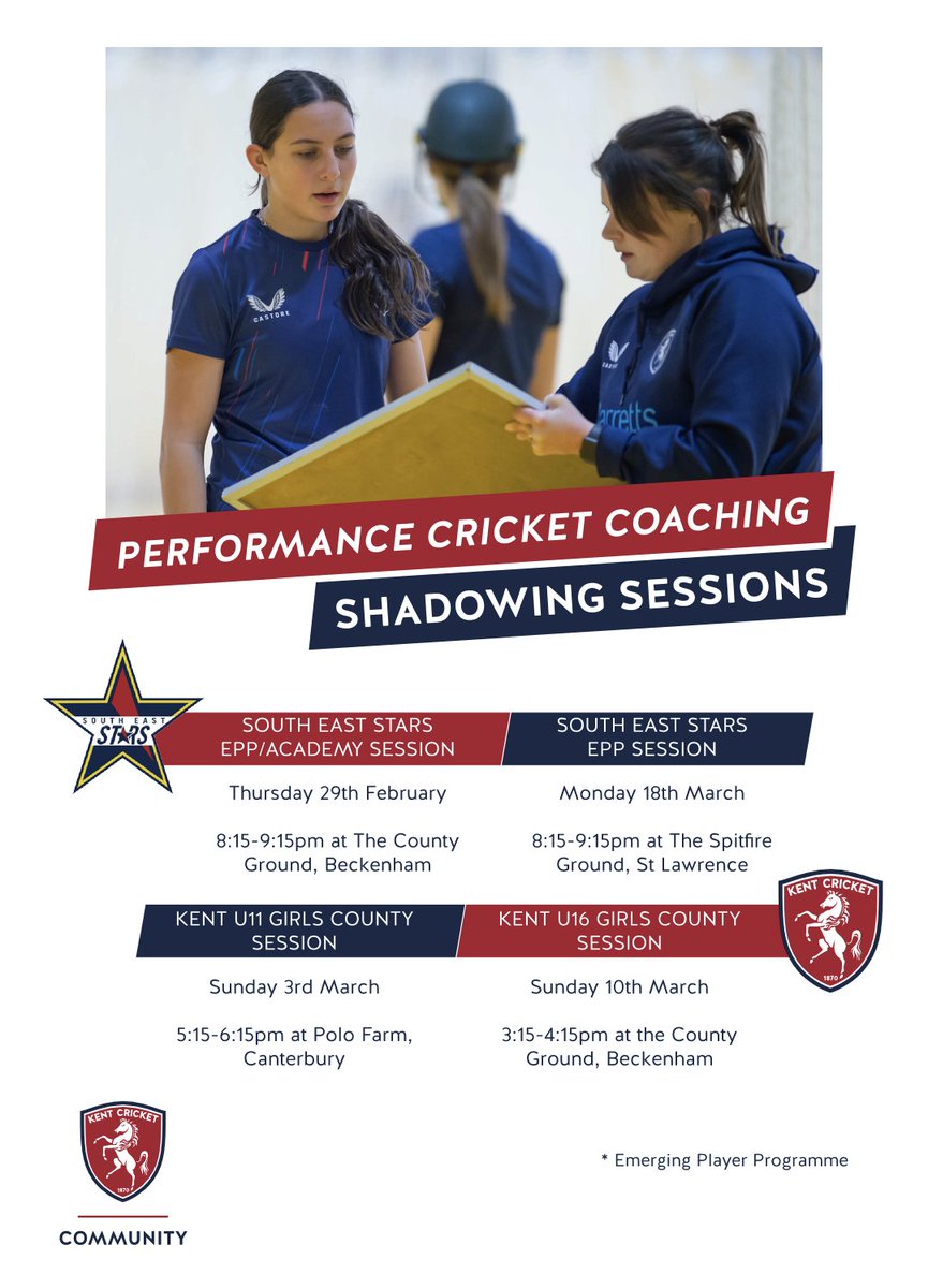 The first Performance Coaching Shadowing Session for our club coach network took place last night @CountyBeckenham The @SEStarsCricket players and coaches opened their doors, to share their performance environment and answer any questions